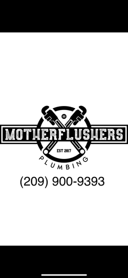Motherflushers Plumbing company logo
