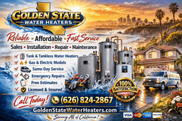 Golden State Water Heaters company logo
