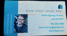 Dan Only HVAC inc company logo