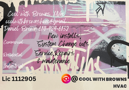 Cool with Browns HVAC company logo